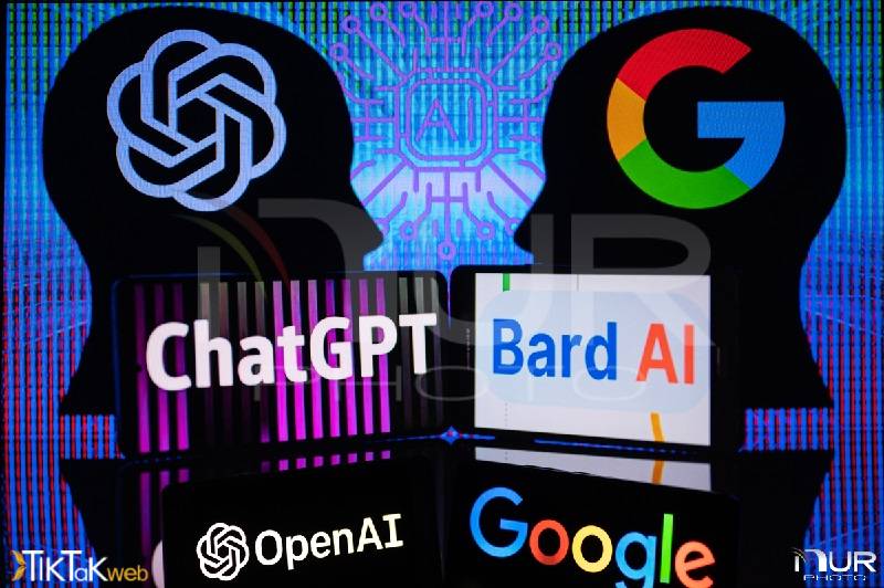 tafavot haye chat GPT va googlebard